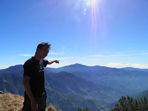 it offered a perfect view of Mt. Pulag, seen from Atok